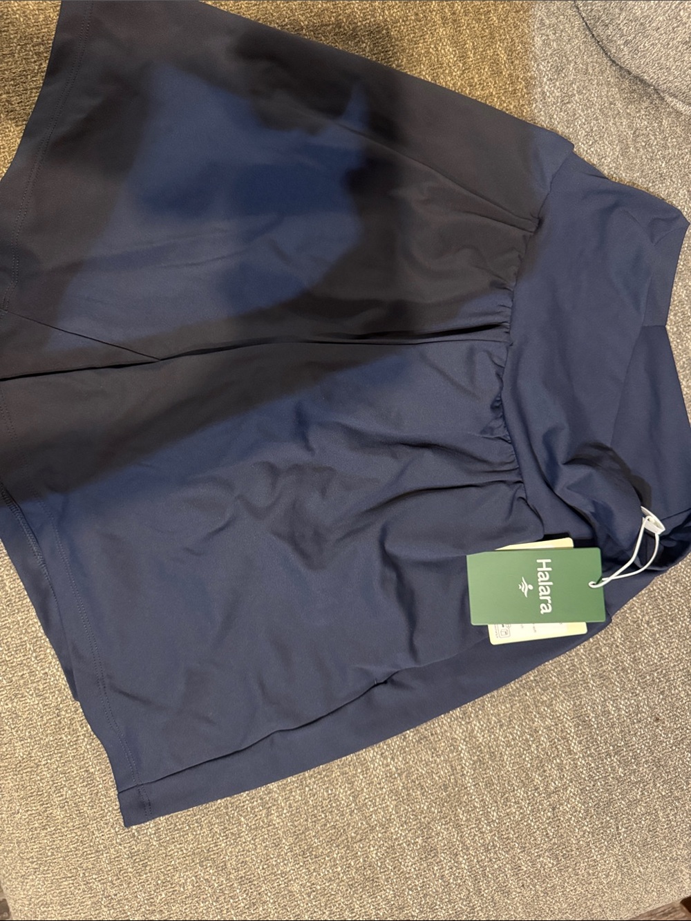 HALARA Navy Blue softlyzero airy shorts NWT